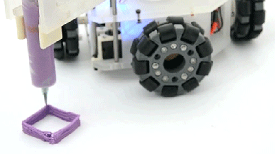 A Robotic 3D Printer Could Print Anything, Anywhere It Wants