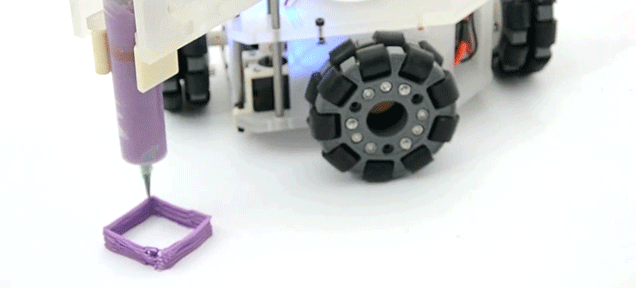 A Robotic 3D Printer Could Print Anything, Anywhere It Wants