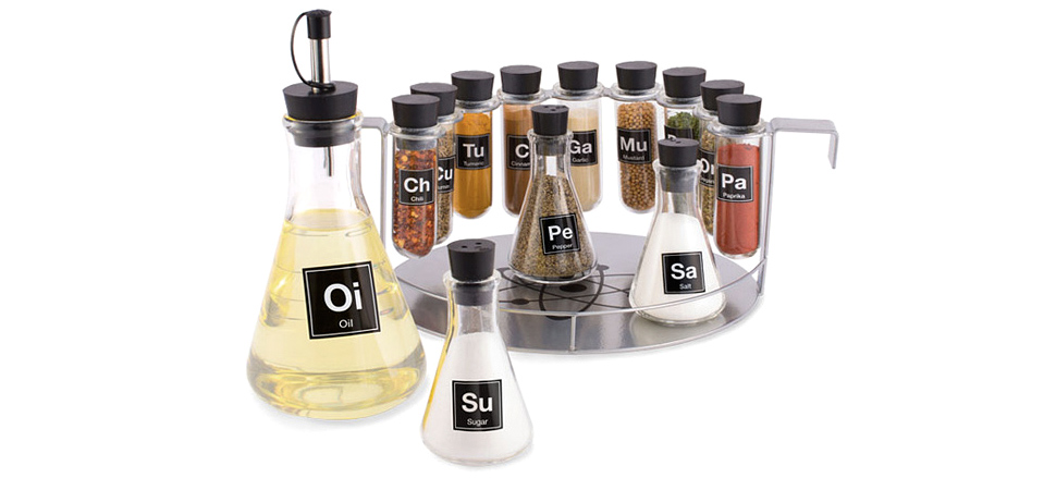 A Chemistry Set Spice Rack Puts Science In The Spotlight At Supper