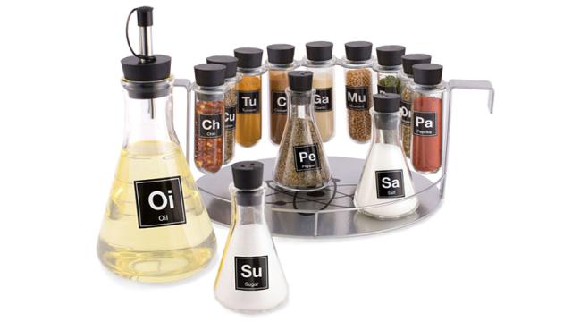 A Chemistry Set Spice Rack Puts Science In The Spotlight At Supper Time
