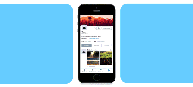 Twitter Just Totally Redesigned User Profiles For iOS 8