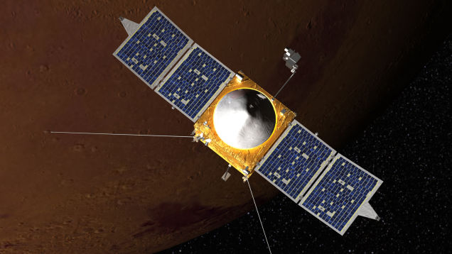 NASA’s MAVEN Spacecraft Enters Mars Orbit After 10 Month Journey