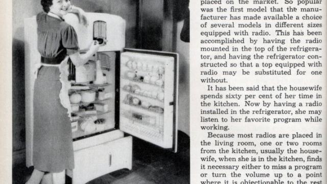 The 1930s Refrigerator-Radio Combo That Never Quite Took Off
