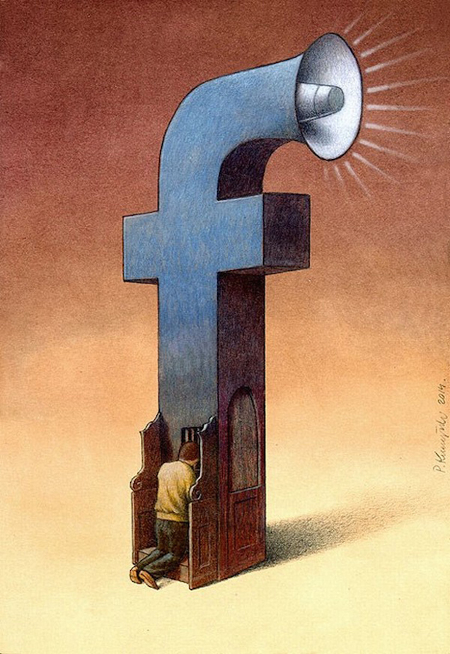 These Illustrations Perfectly Make Fun Of Our Obsession With Facebook
