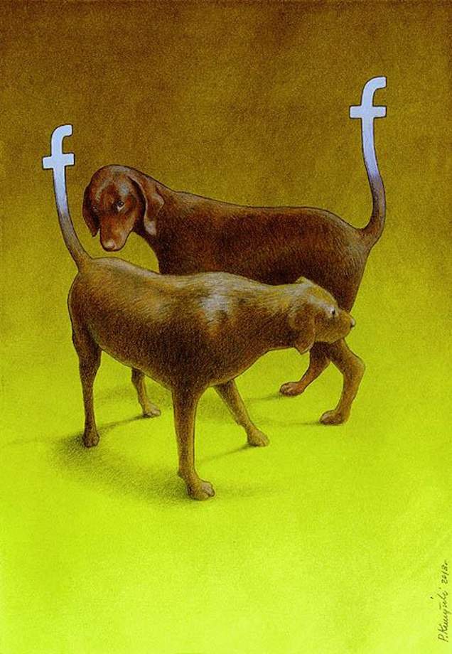 These Illustrations Perfectly Make Fun Of Our Obsession With Facebook