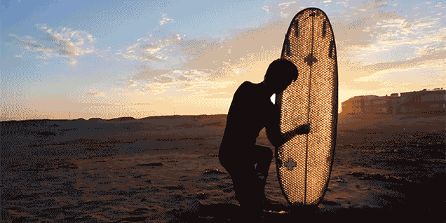You Can Build A Cardboard Surfboard That Holds Up To Waves Just Fine