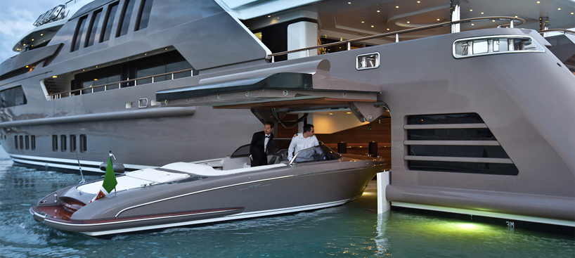 A Super-Yacht With A Garage For Smaller Boats Is Luxuriously Obscene