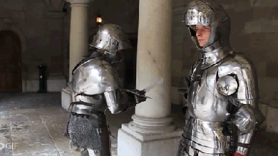 This Is How Medieval Knights Fought Inside Their Clunky Armours
