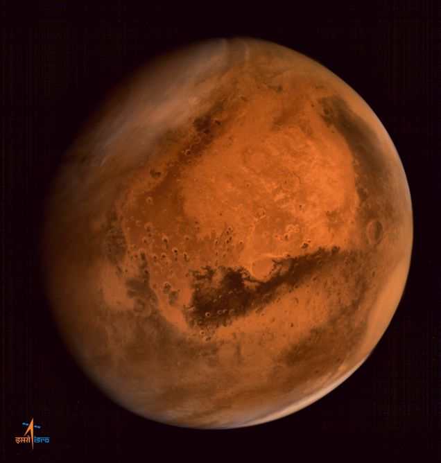 The First Full Colour Photo Of Mars From India’s Orbiter