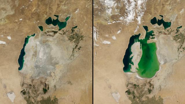How The Soviet Union Destroyed The Fourth Biggest Lake In The World