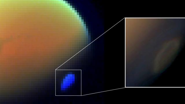 Titan Has A Huge Toxic Cloud Swirling Over Its South Pole