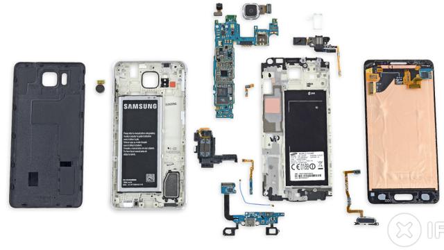 Samsung Galaxy Alpha Teardown: Lots Of Glue Makes For Tricky Repairs