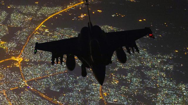 Cool Photo Of Batman Or Some Rafale Pilot Flying Over Baghdad
