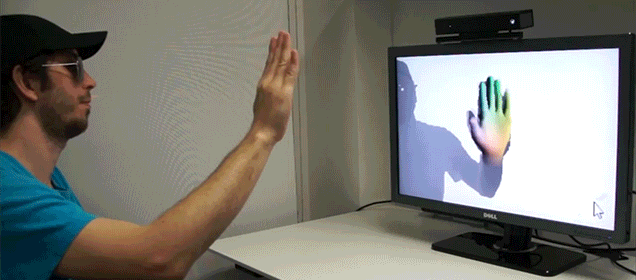 The Kinect Sensor Can Track Your Hands In Real-Time With Crazy Precision