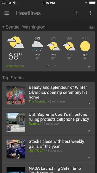 Now You Can Use Google’s News And Weather App On iOS