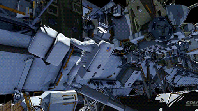 DIY Home Improvement In The Space Station Looks Hard And Dangerous