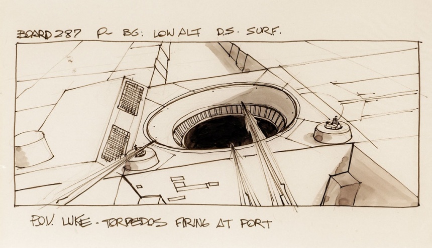 Original Star Wars Storyboards Show Iconic Scenes Before The Big Screen