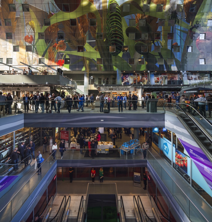 Rotterdam’s New Farmers Market Looks Like The Inside Of A Vitamix