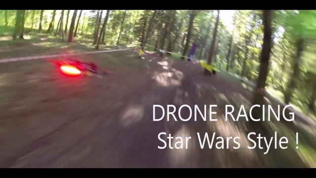 Fly On Board With These Quadrotors Racing Through A Forest