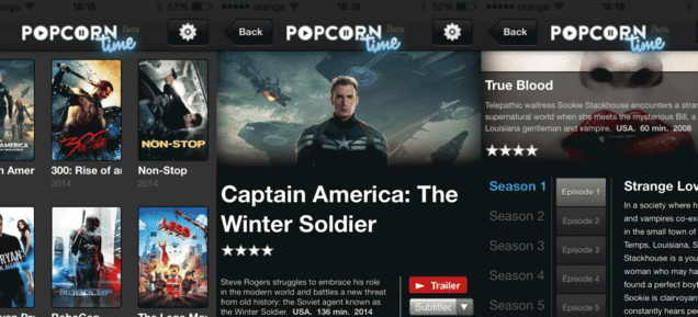 PopcornTime Defiantly Pops Back Up After Domain Gets Suspended