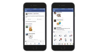 Facebook Now Lets You Put Stickers In Comments, Because Words Are Dead