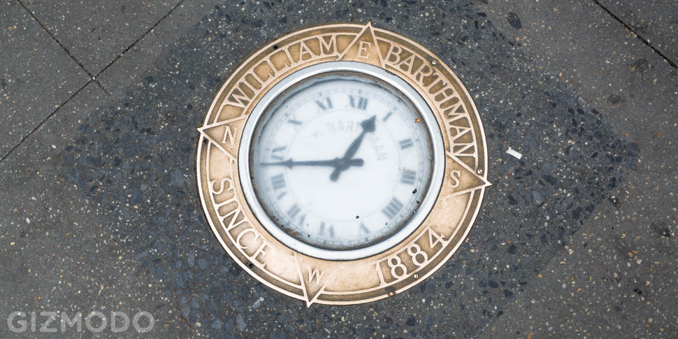 There’s A 130-Year-Old Clock Embedded In This Footpath