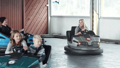 This Is What Happens When You Put Smart Brakes In Bumper Cars