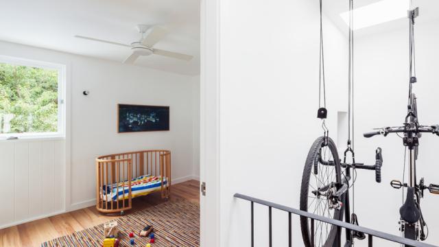 Australian-Designed Bicycle Pulley System Is A Surprisingly Practical Storage Solution