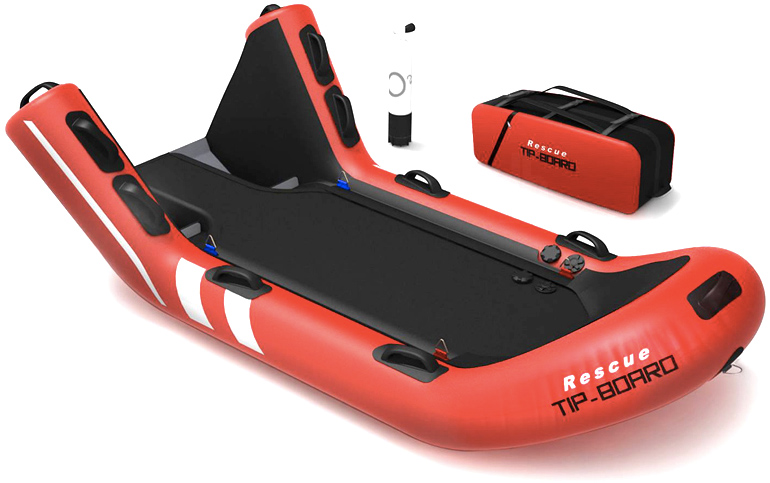 Tipping Rescue Raft Makes It Easier To Pull People From The Water