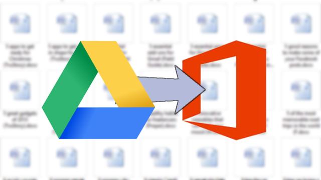 Go From Google Drive To MS Office By Converting Your Files With Takeout
