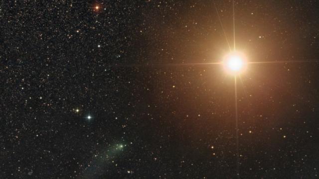 Comet C/2013 A1 Passed Mars Yesterday