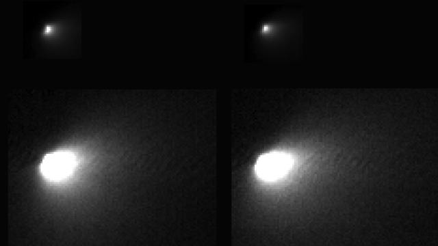First Up-Close Images Of Mars’ Near-Miss Comet
