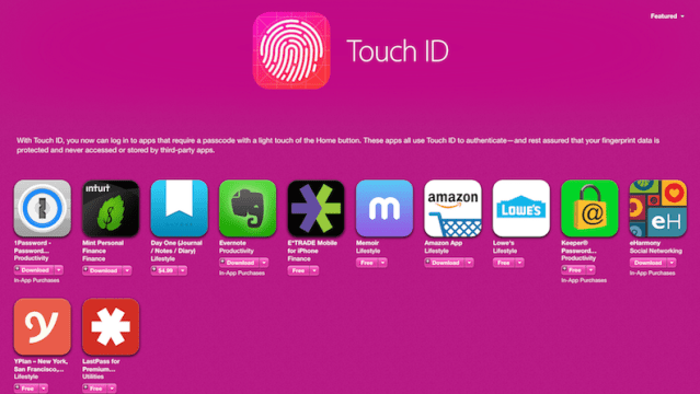 6 iPhone Apps That Use TouchID To Make Your Life Easier