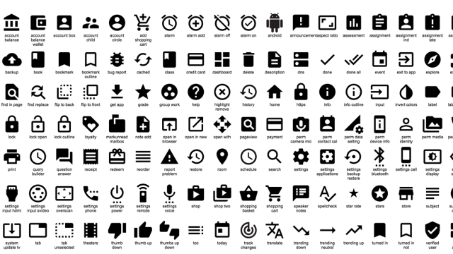 Google Releases Hundreds Of Cool Icons That You Can Use For Free