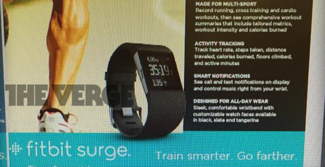 Fitbit Charge, Charge HR And Surge Leak Again In Sports Authority Ad