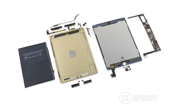 iPad Air 2 Teardown: Slimmer Body, Smaller Battery