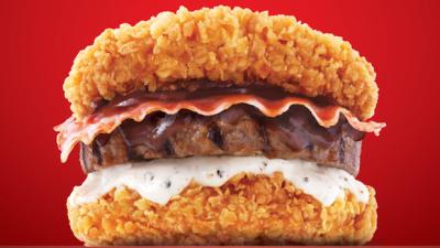The New Double Down Burger Is Even More Ridiculous Than The Original