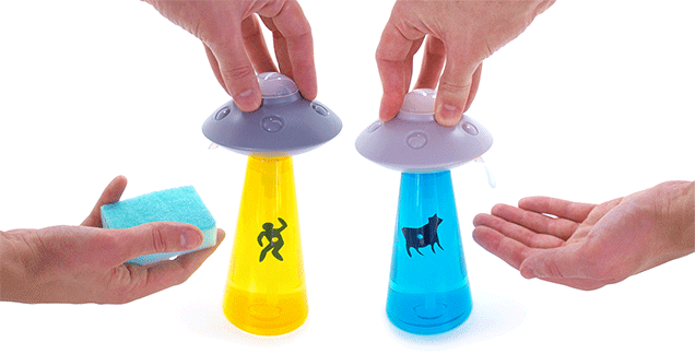 UFO Soap Pumps: Take Me To Your Lever