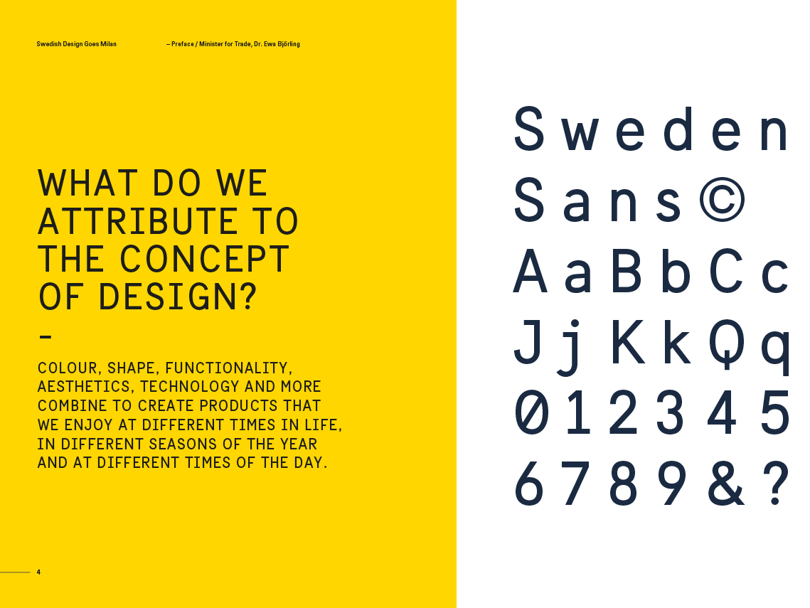 Why Sweden Commissioned Its Own Typeface