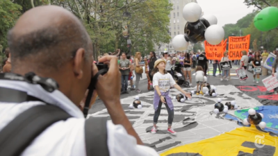 A New York Times Photographer Seeks The Perfect Shot In A Sea Of People
