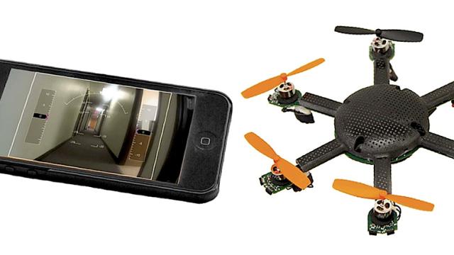 This Tiny Pocket Drone Flies For Two Hours With A Thin Wire Tether
