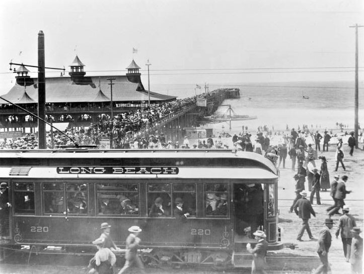 Trolley Tracks Once Ran Through The Beaches Of Los Angeles