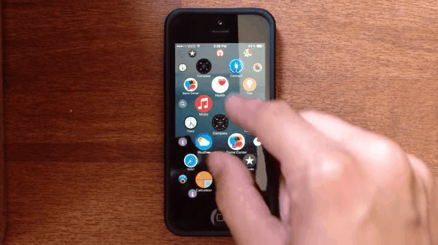 How The iPhone’s UI Would Look If It Acted Like The Apple Watch