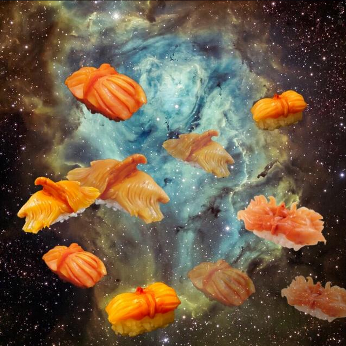 These Pictures Of Sushi Floating In The Space Are Truly Awesome