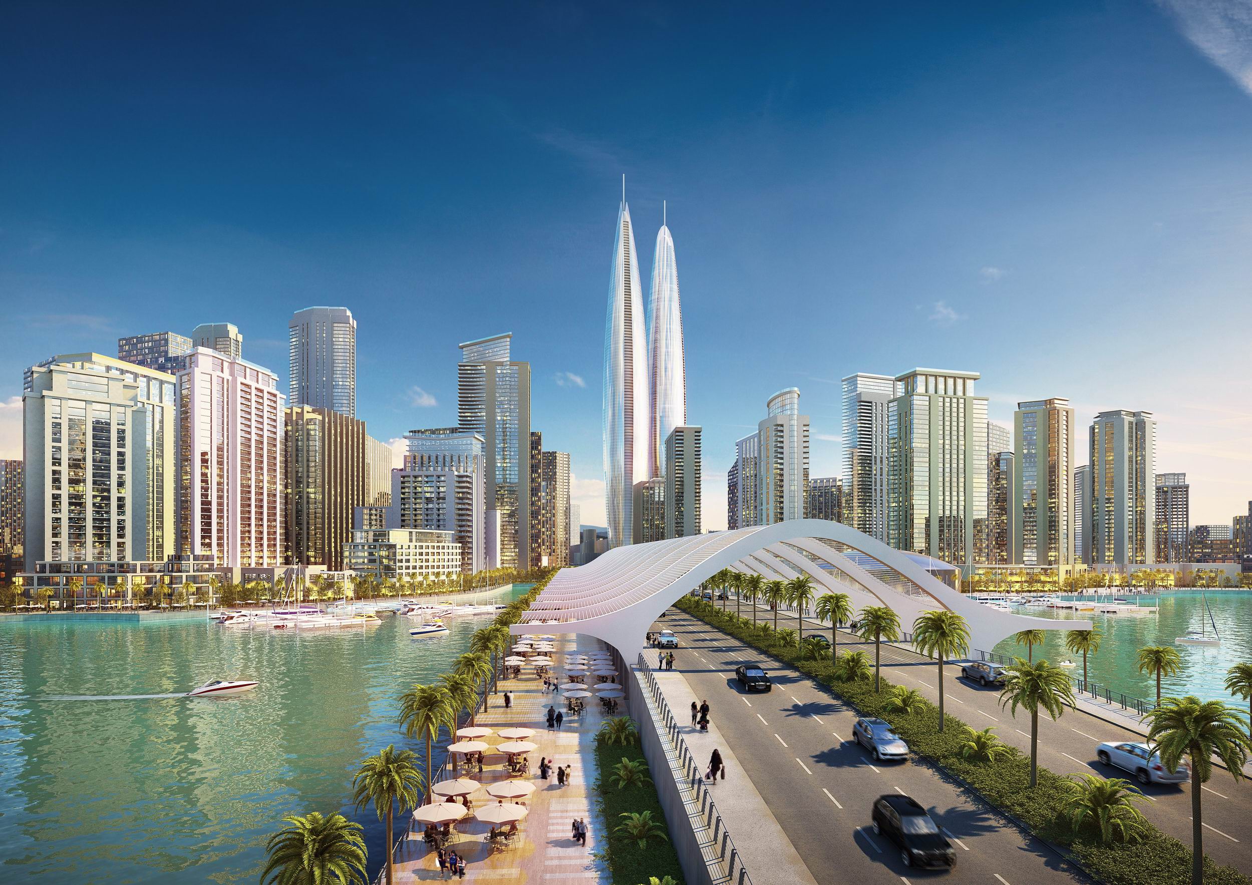 Dubai’s Newest Twin Towers Will Look Like A Pair Of Blunts