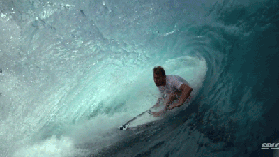 Seeing Surfers At 1000fps Is Like Watching A Sea Monster Swallow People