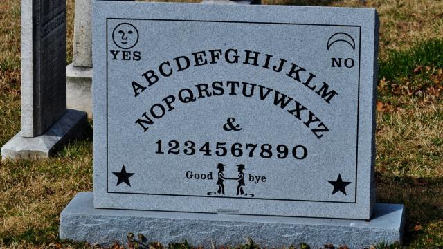 The Guy Who Patented The Ouija Board Has A Oujia Board Gravestone
