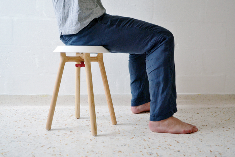 This Beautiful Stool Can Be Built From Four Parts In Seconds