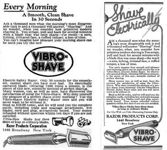 This Was An Electric Razor (And Face Massager!) In 1926