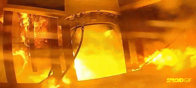Insane Close-up Video Of A GoPro Trapped In Infernal Failed Rocket Test